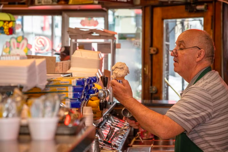 Tradicional sorvete italiano em Chicago